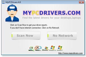 MyPCDrivers Main Screen